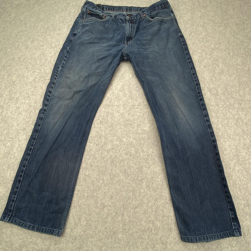 Levis 581 Jeans Mens 38x34 (36x29) Blue Relaxed Straight Leg Denim Pants